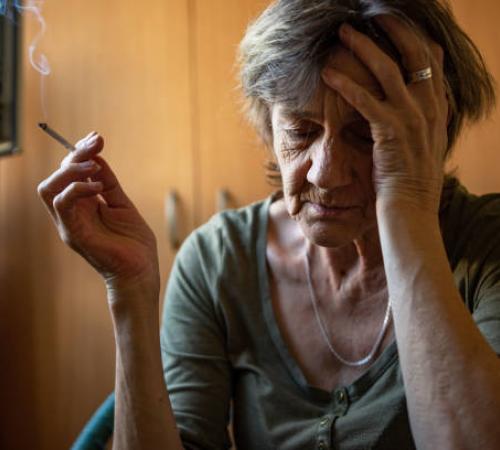 Sad Smoking