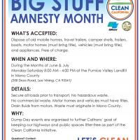 Big Stuff Amnesty Free Dump Clean California