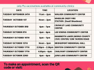 Community Flu Clinics 2024