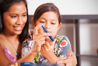 Child with Type 1 Diabetes