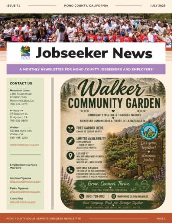 Jobseeker News July Cover Jobseeker News July Cover