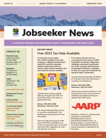 Jobseeker News February Cover