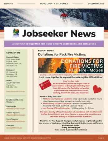 Jobseeker News December Cover